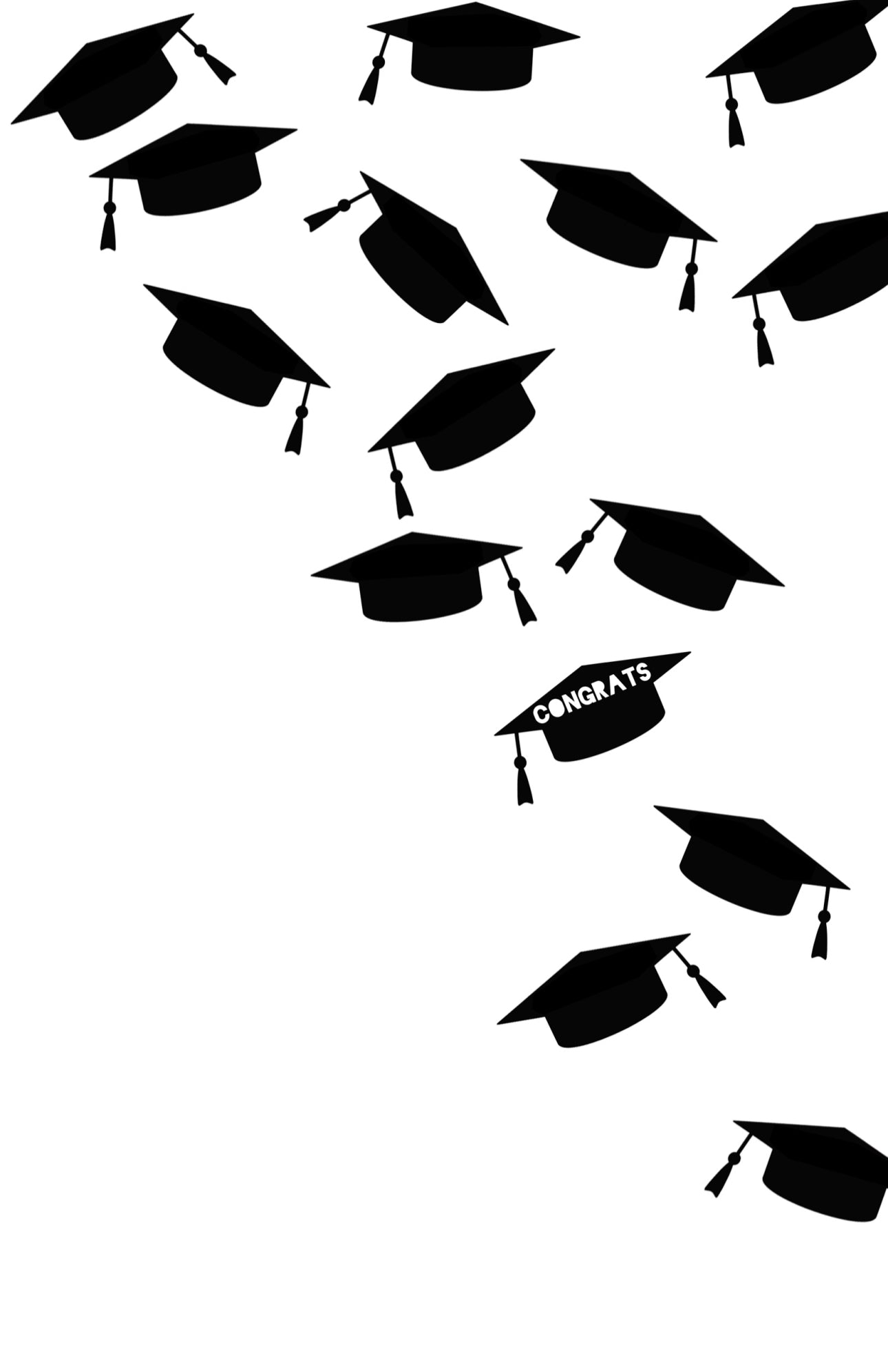 Congrats Grad - Printed Guest Towel