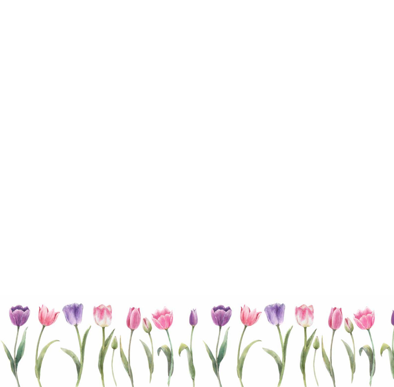 Tulip Strip Cocktail Napkin