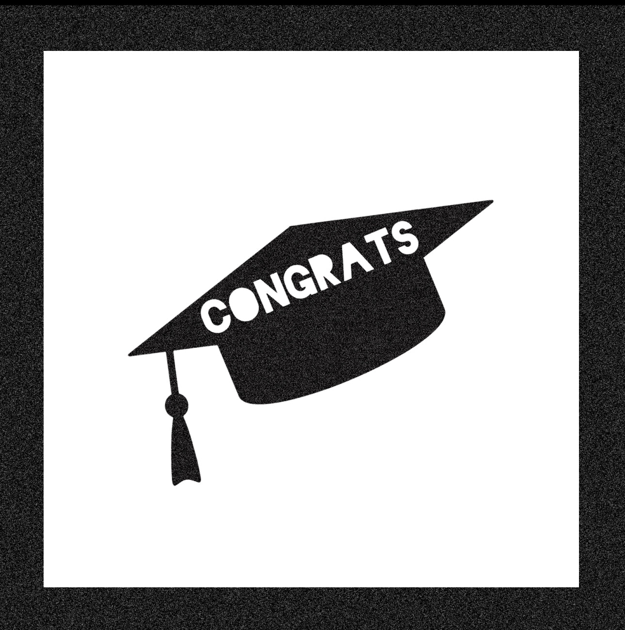 Congrats Grad Cocktail Napkin