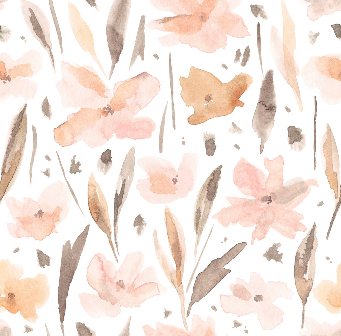 Neutral Watercolor Cocktail Napkin