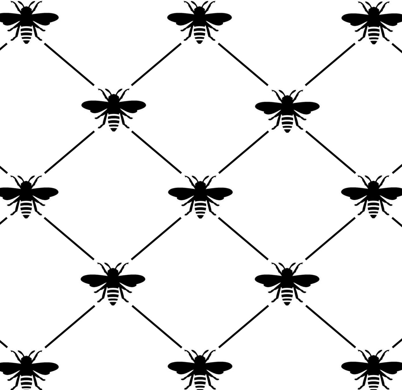 Diamond Bee Cocktail Napkin