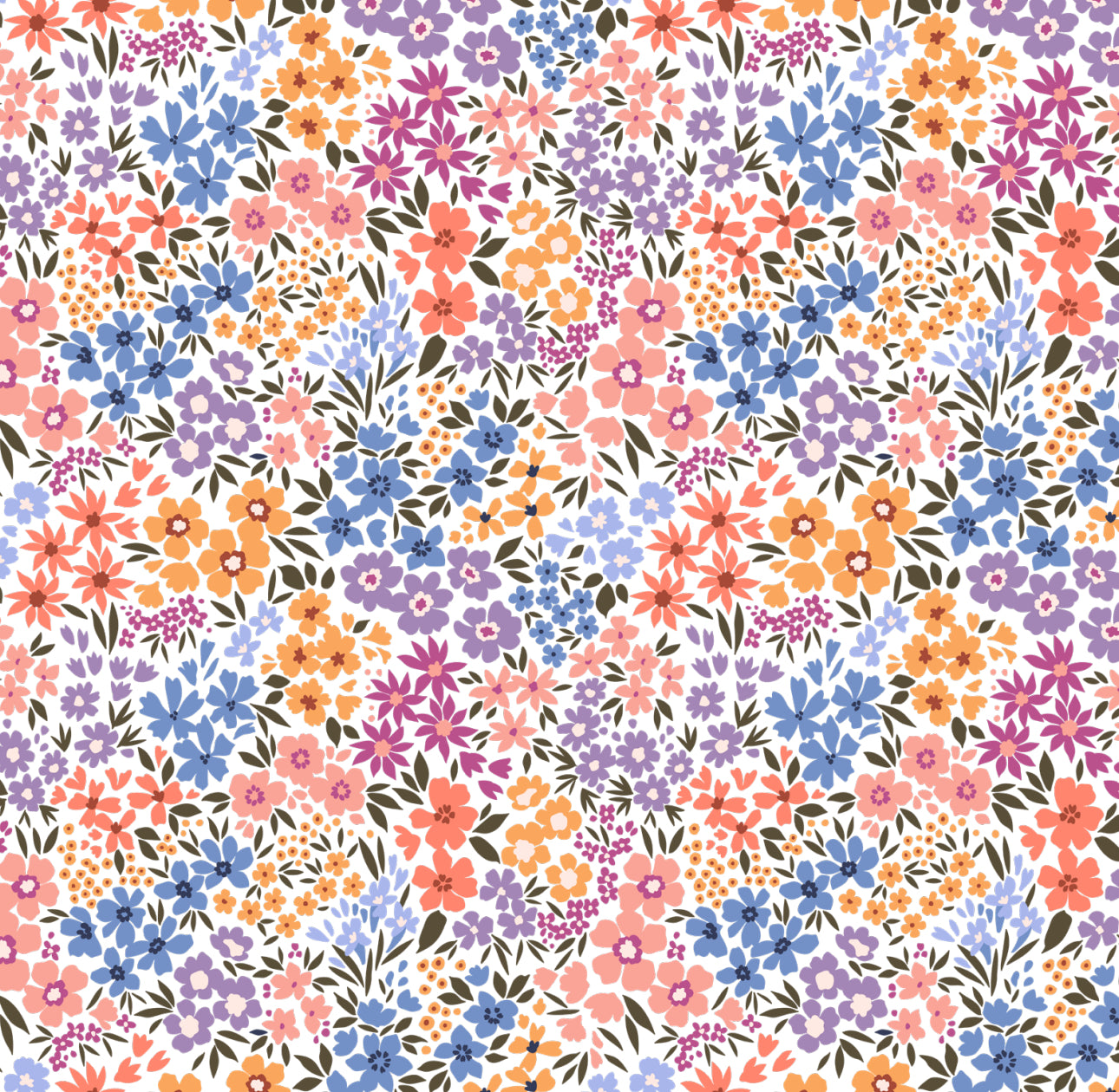 Vibarant Floral Cocktail Napkin