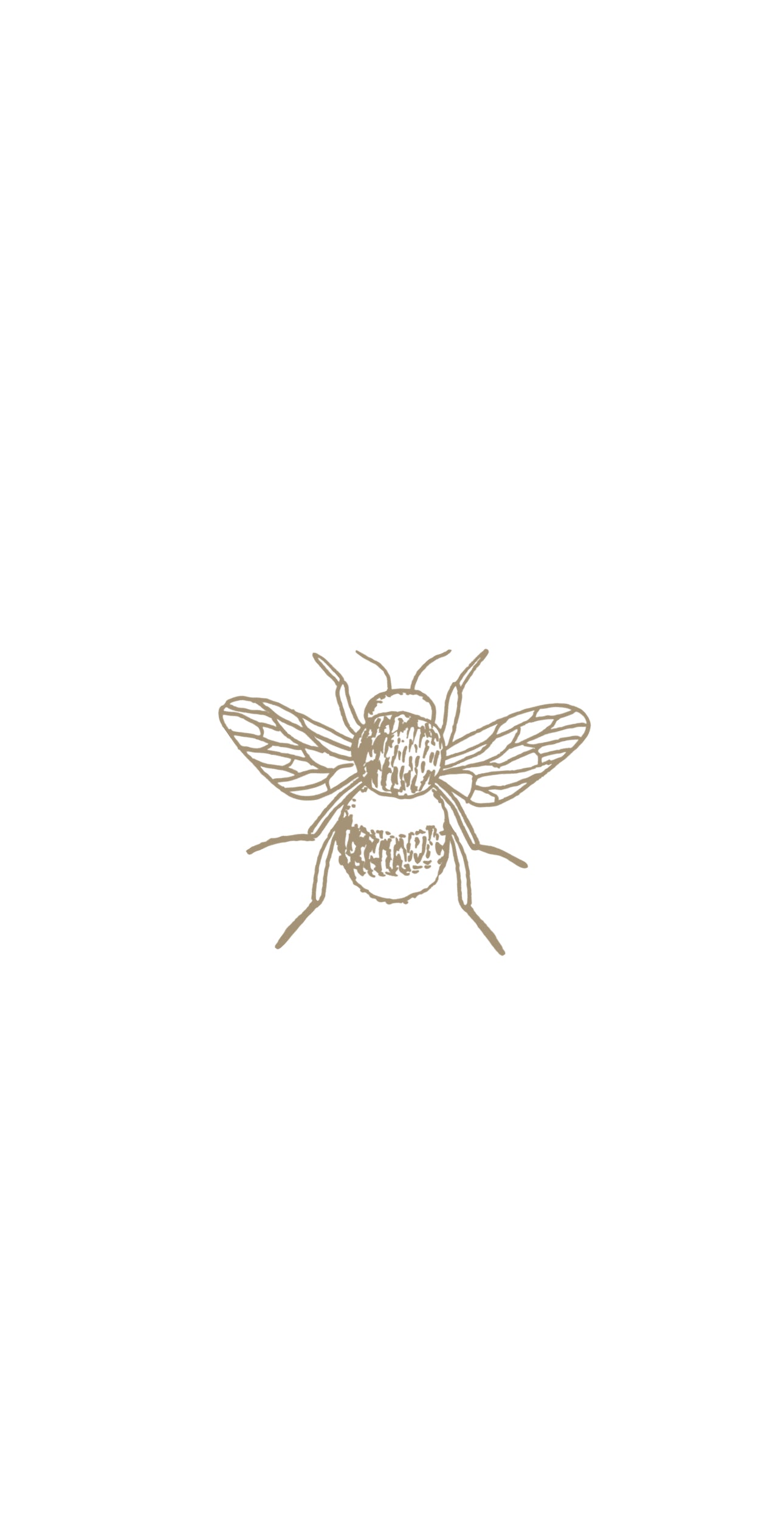 Bee Gold - Printed Guest Towel