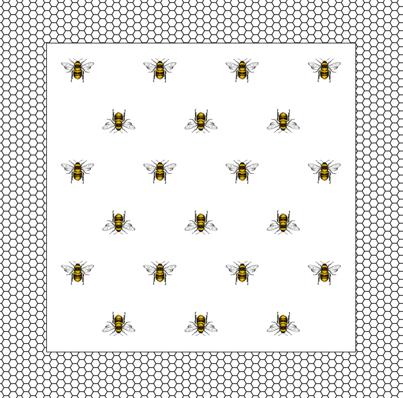 Bee Cocktail Napkin