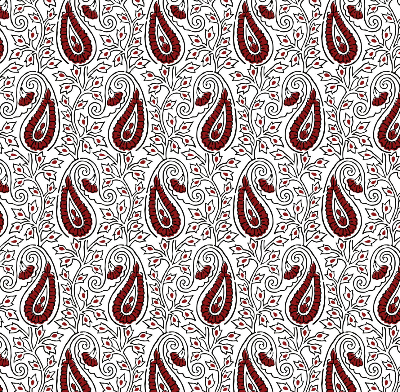 Paisley Cocktail Napkin