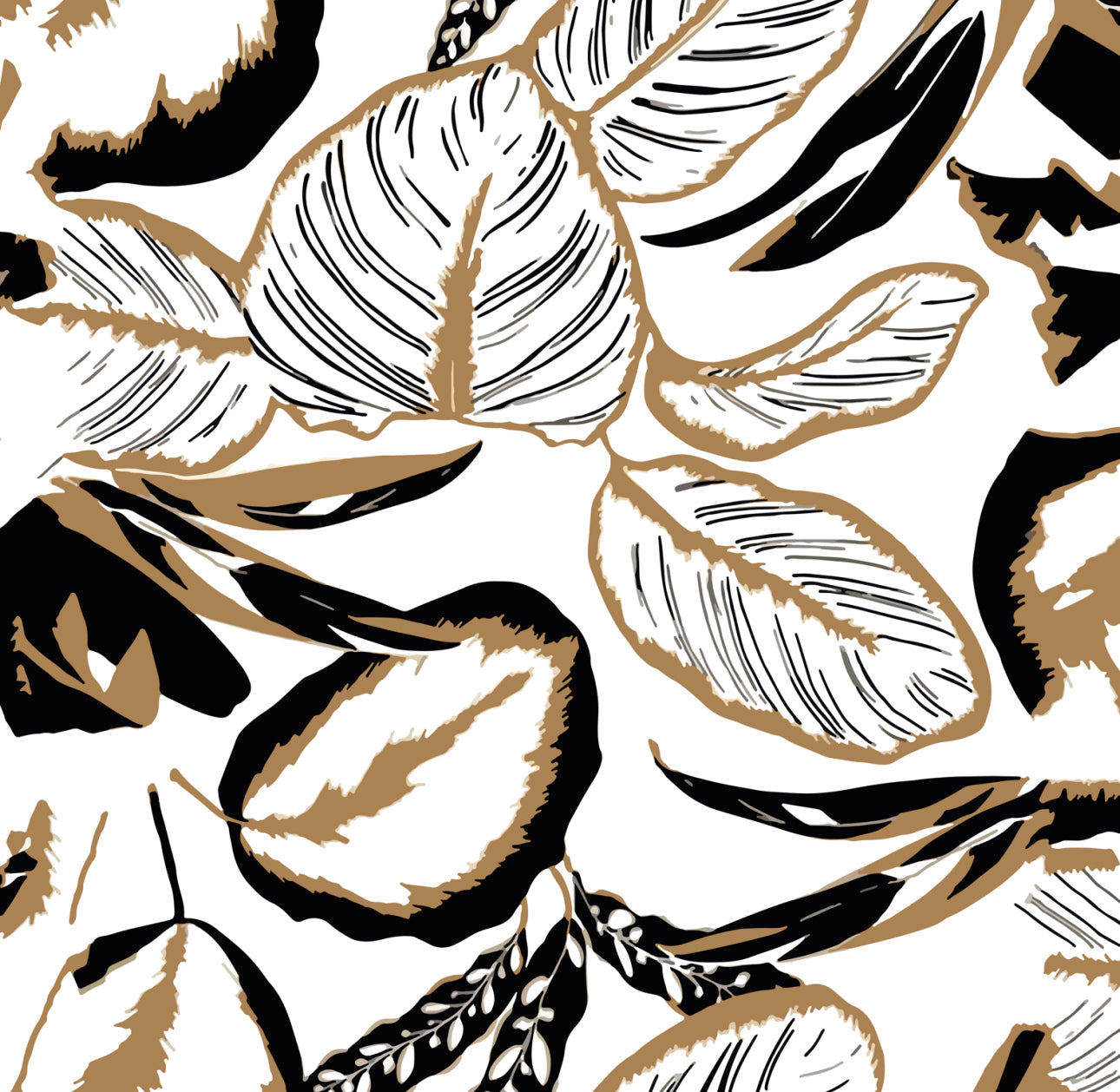 Animal Leaf Cocktail Napkin