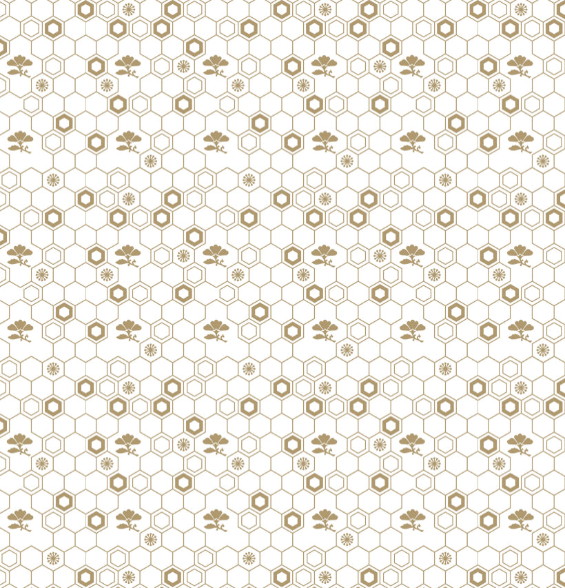 Honeycomb Floral - Charger - (SQUARE)