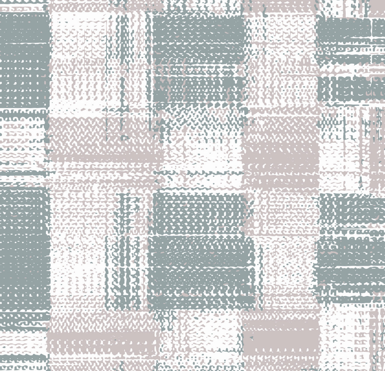 Distressed Squares Cocktail Napkin
