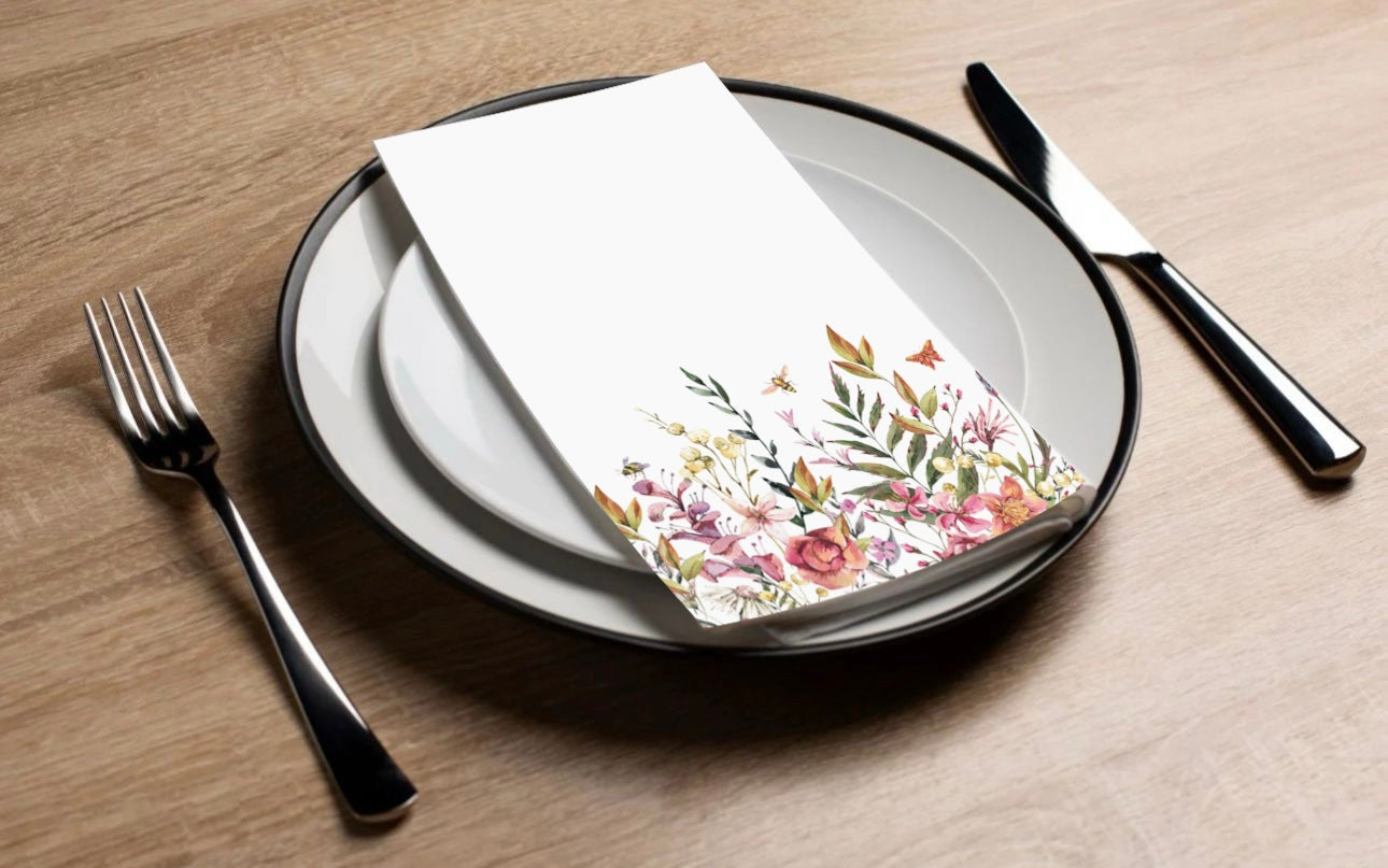 Wildflower - Printed Guest Towel
