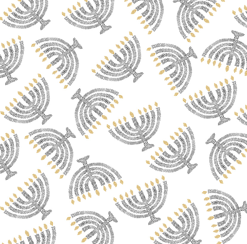 8 Nights of Lights (Black) - Charger - (SQUARE)