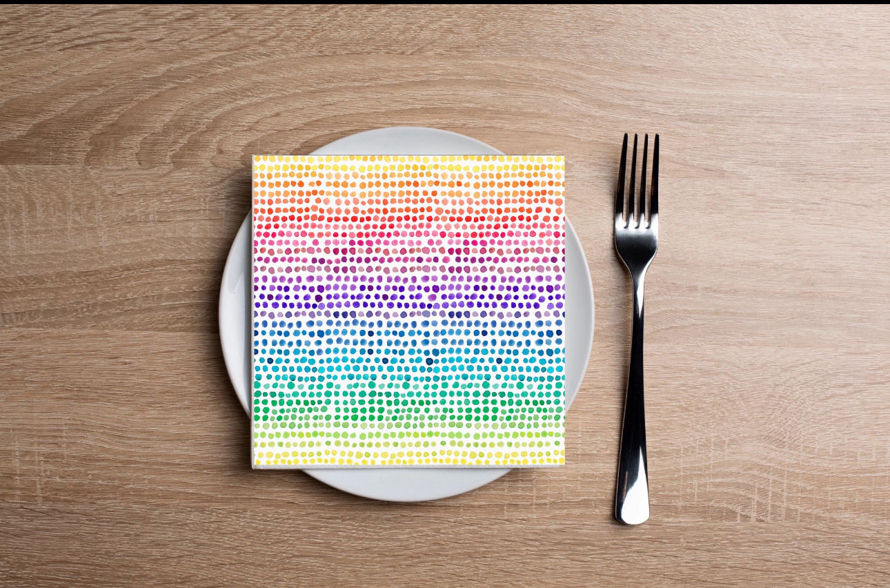 Color Pops Cocktail Napkin