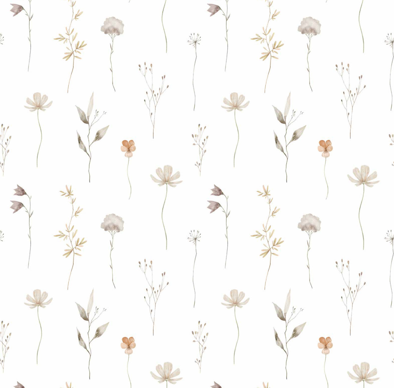 Dried Blooms Cocktail Napkin