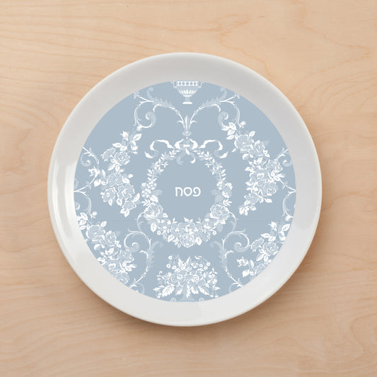 Pesach Lace Blue - Plate Accent