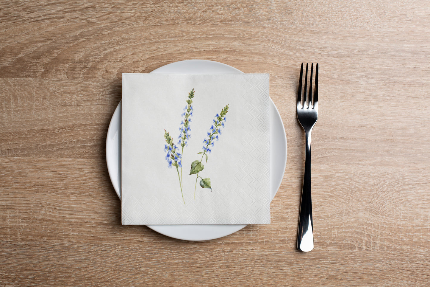 Delphinium Cocktail Napkin