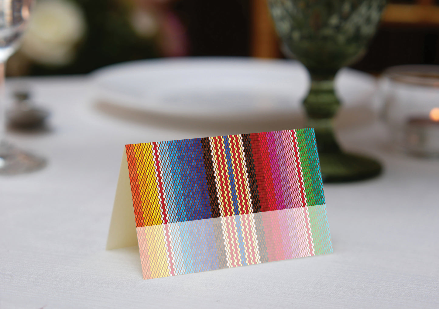 Serape Place Cards