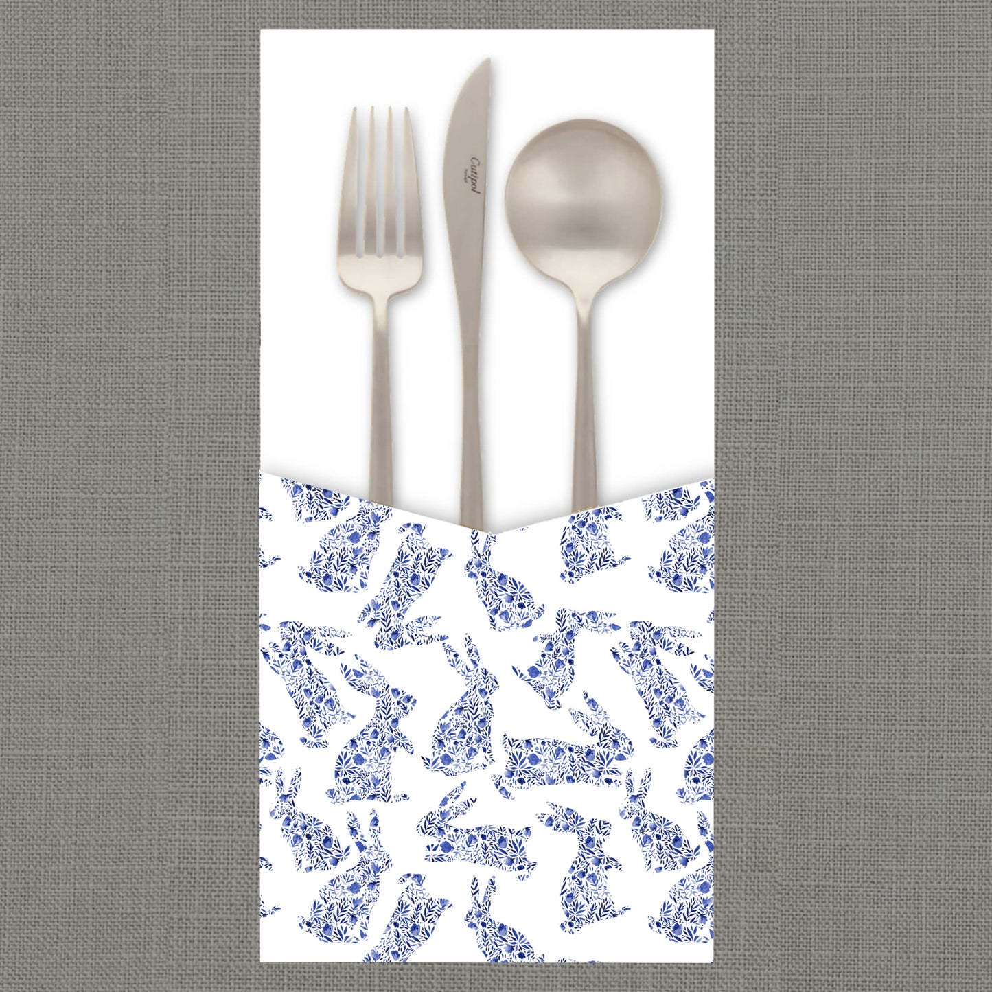 Blue Bunny Cutlery Pouch