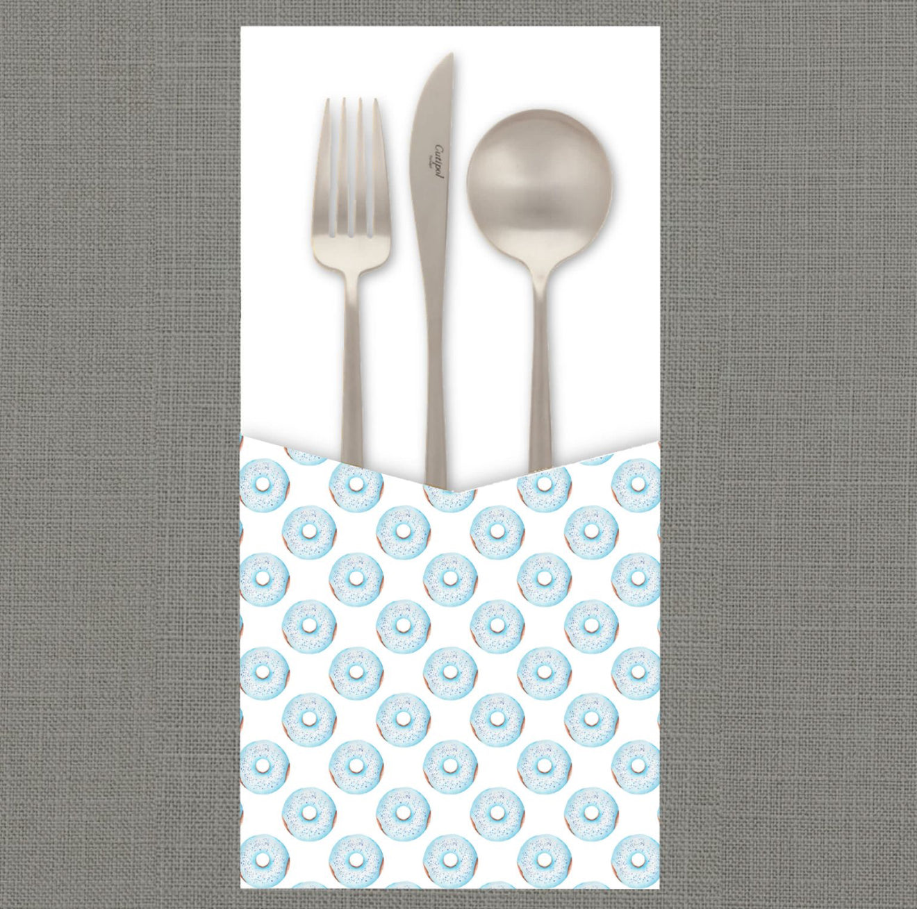 Blue Donuts Cutlery Pouch