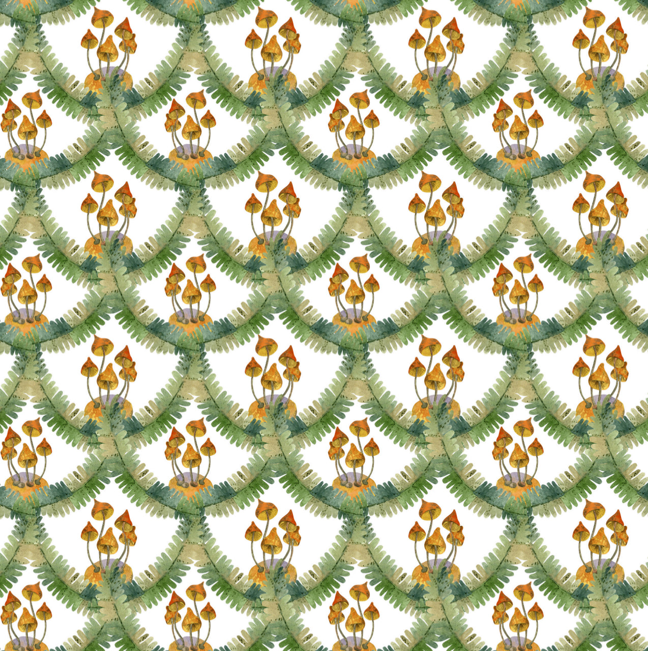 Mushroom Wallpaper - Charger - (SQUARE)