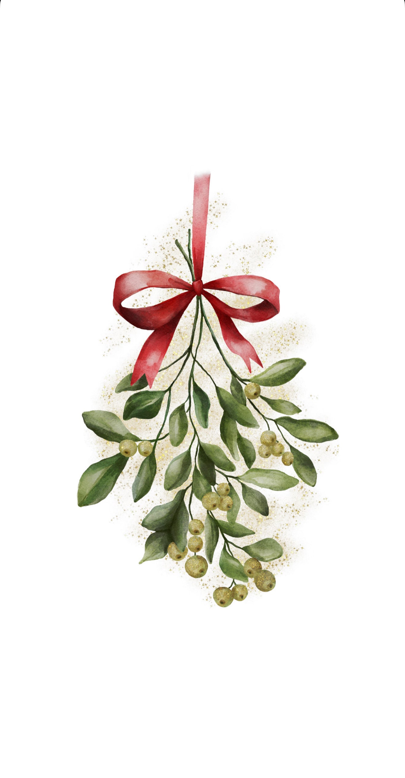 Mistletoe - Printed Guest Towel