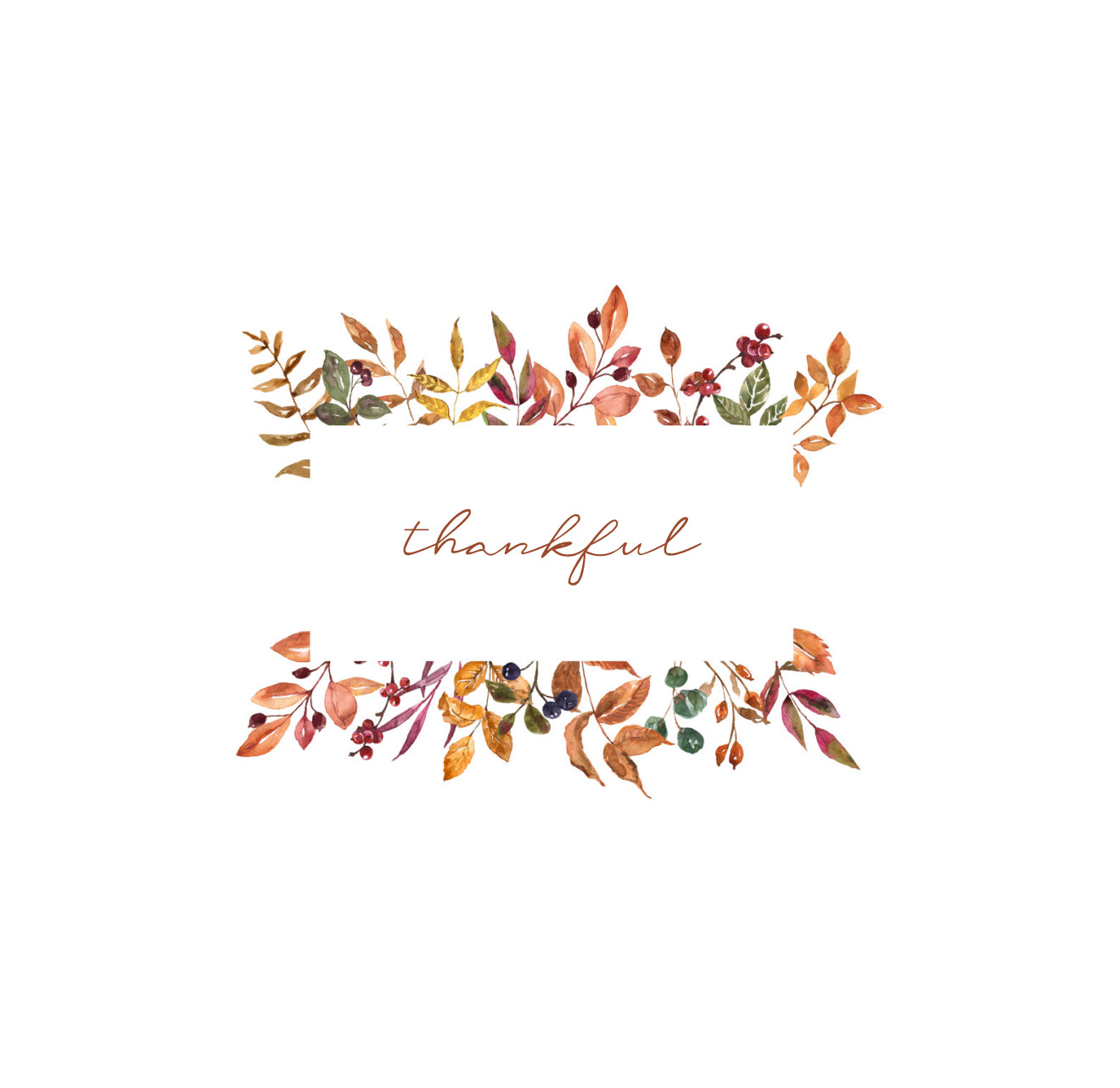Thankful Frame Cocktail Napkin