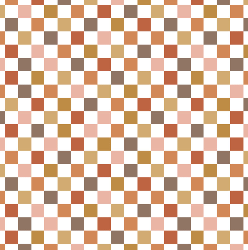 Fall Checkerboard - Charger - (SQUARE)