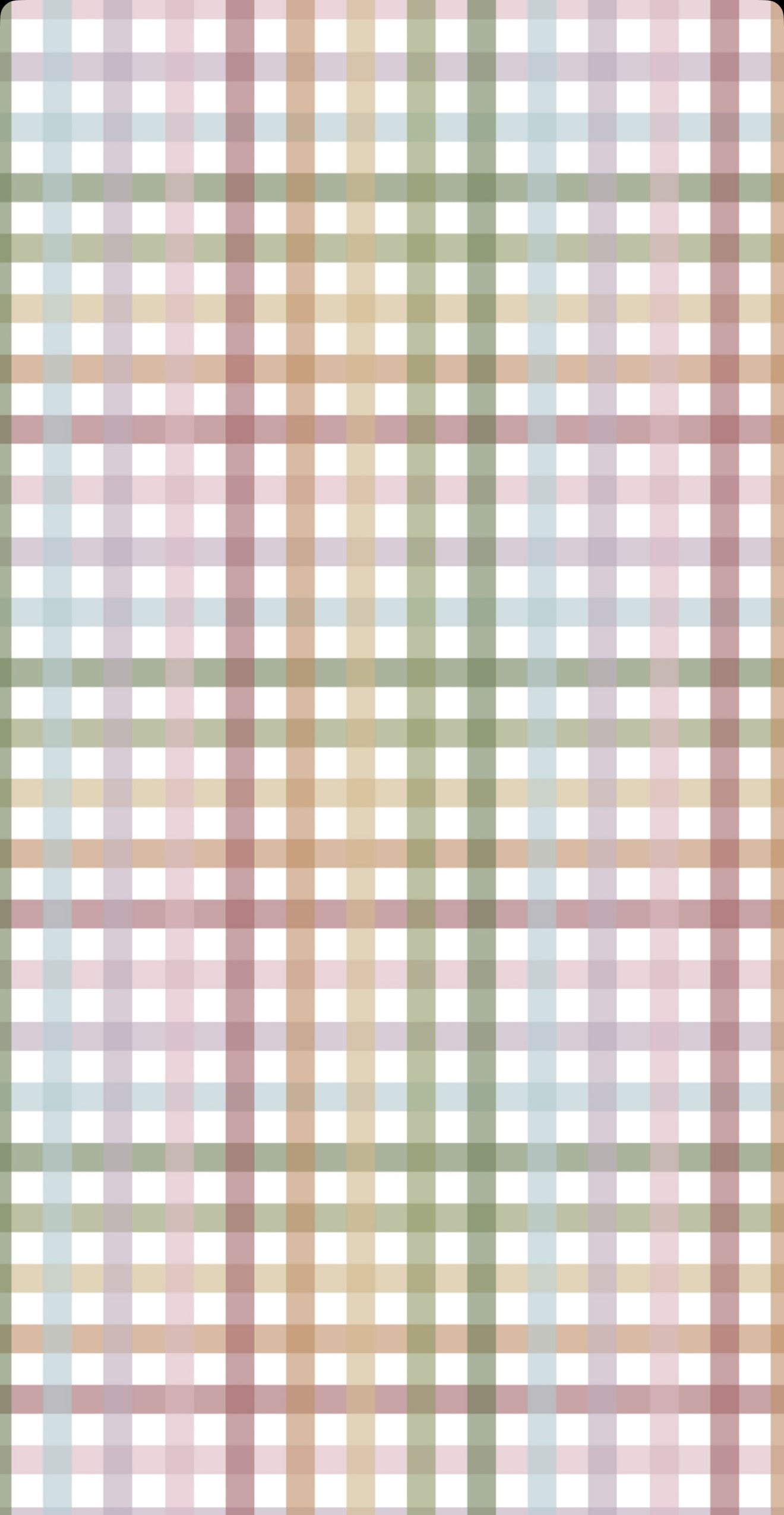 Autumn Multicolor Gingham - Printed Guest Towel