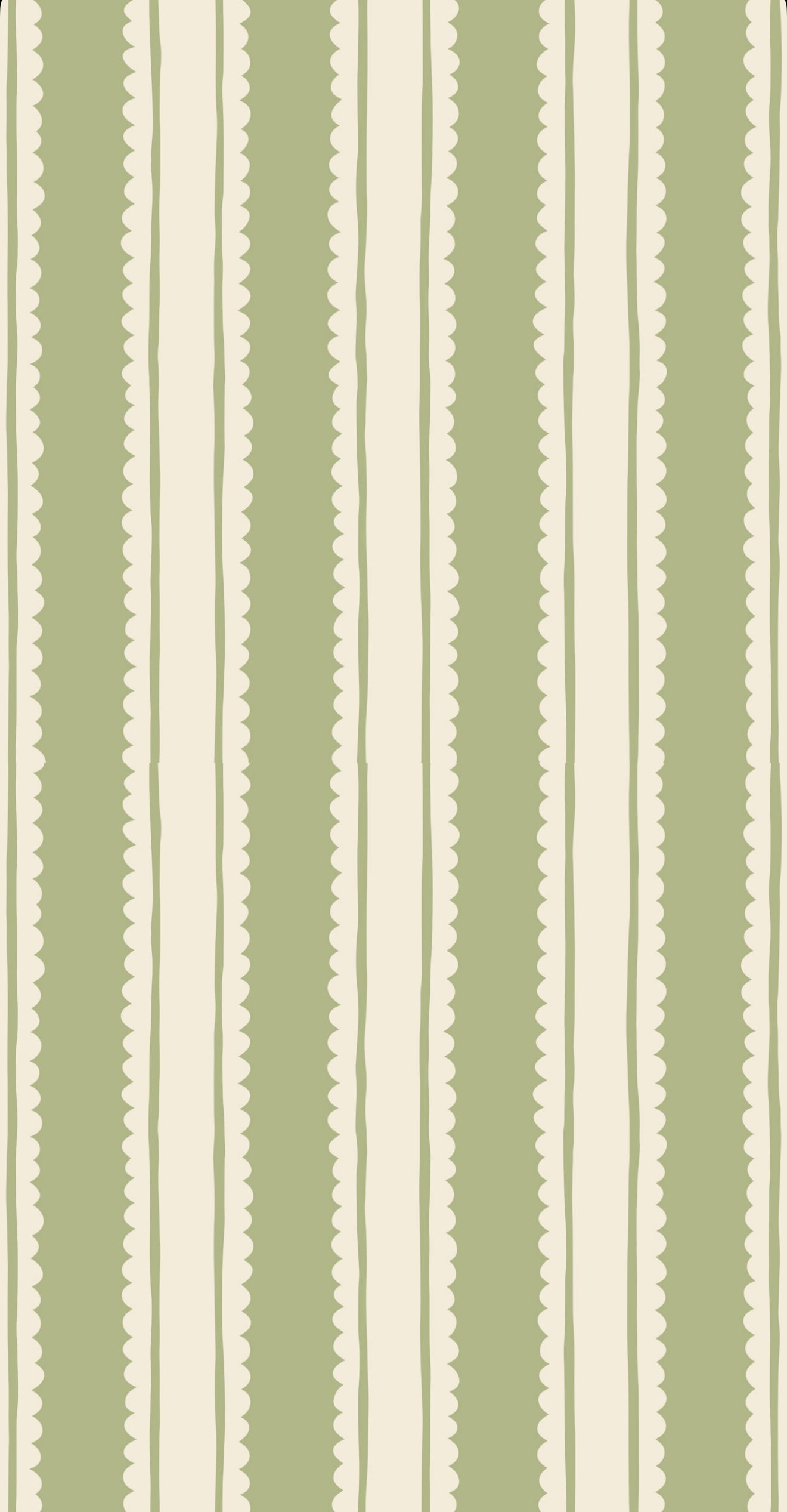 Green Squiggle Stripe - Printed Guest Towel