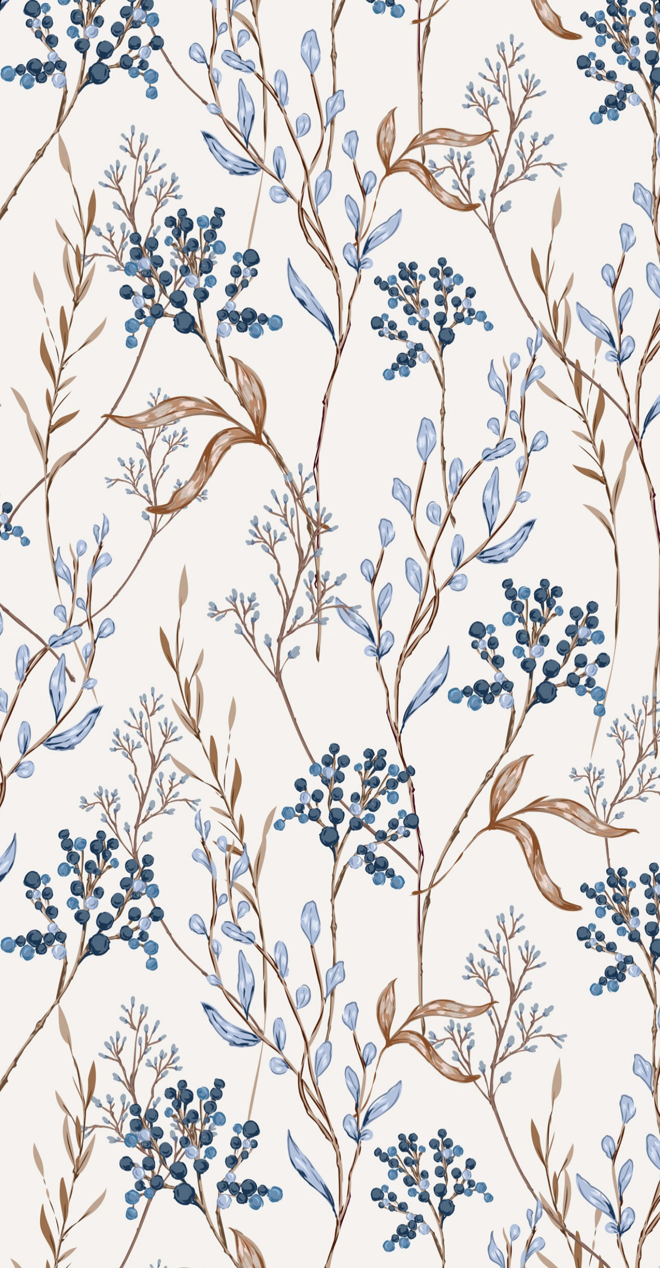 Winter Florals - Printed Guest Towel