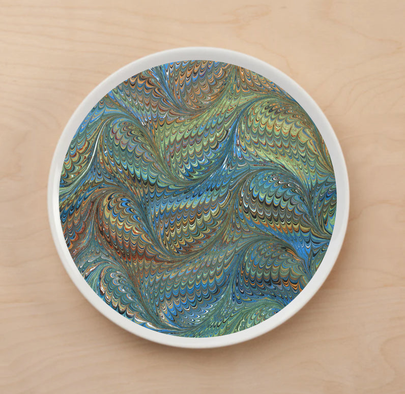 Marble Wallpaper - Water Plate Accent