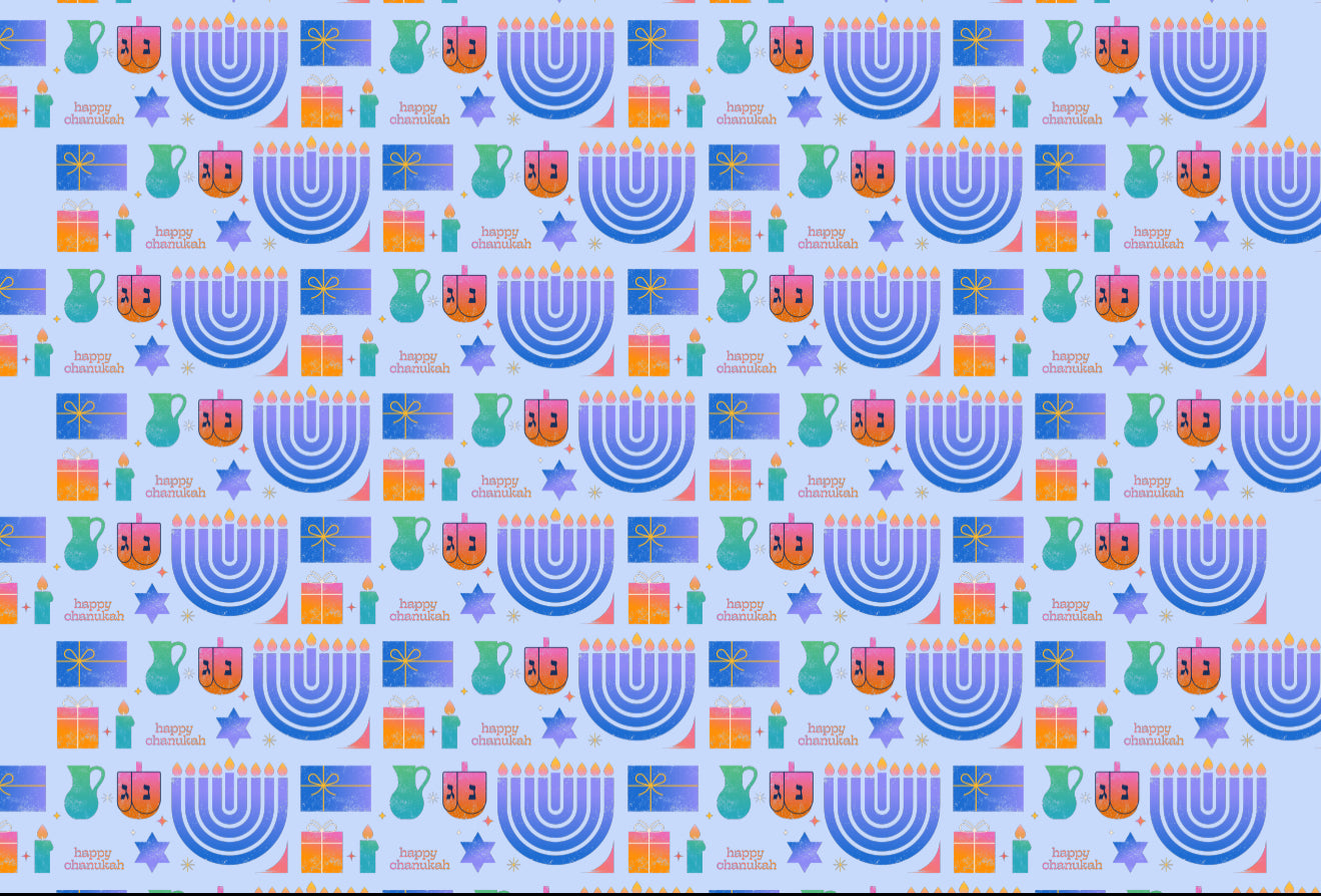 Festive Chanukah - Placemat