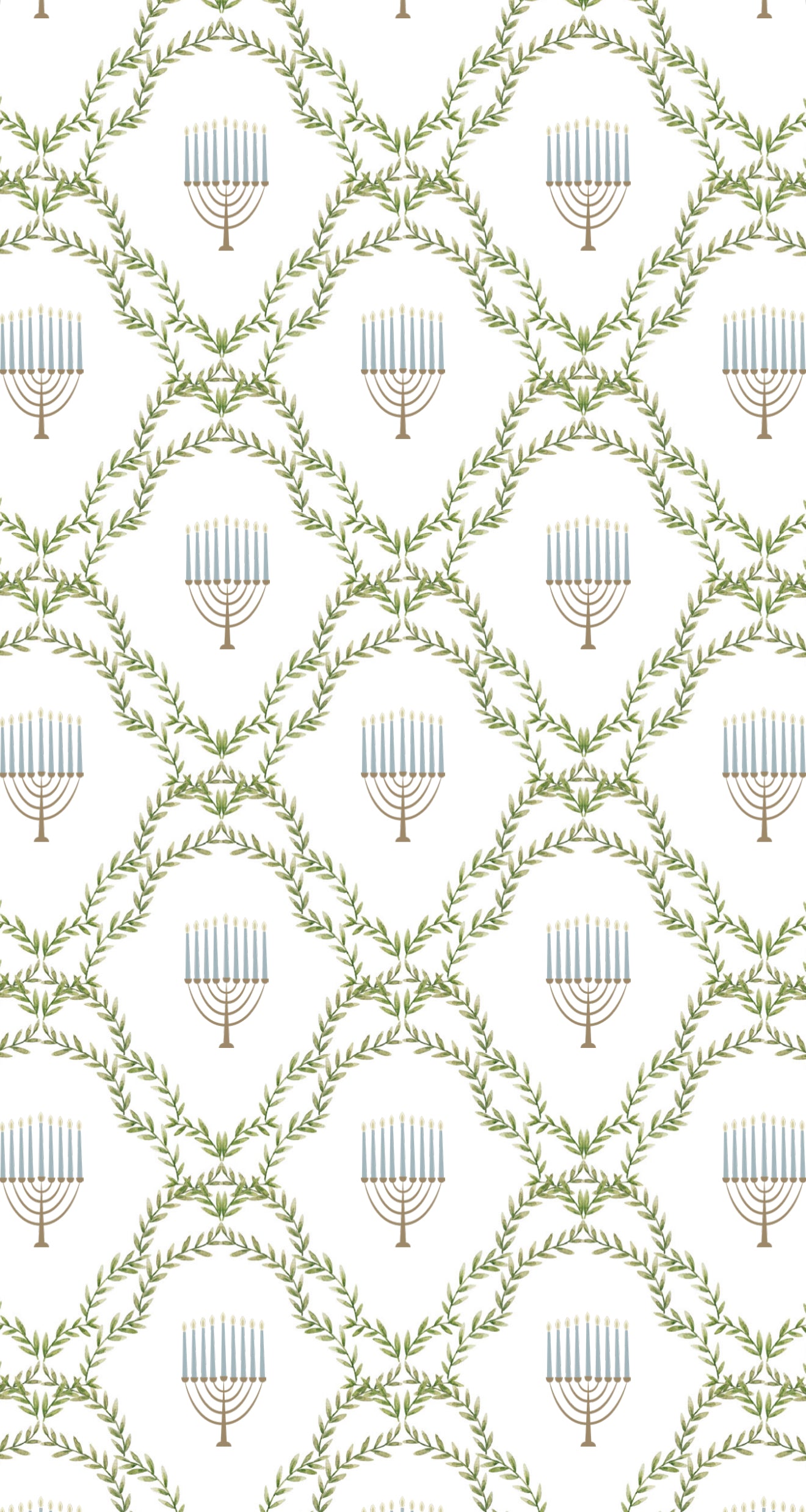 Menorah Lattice - Printed Guest Towel