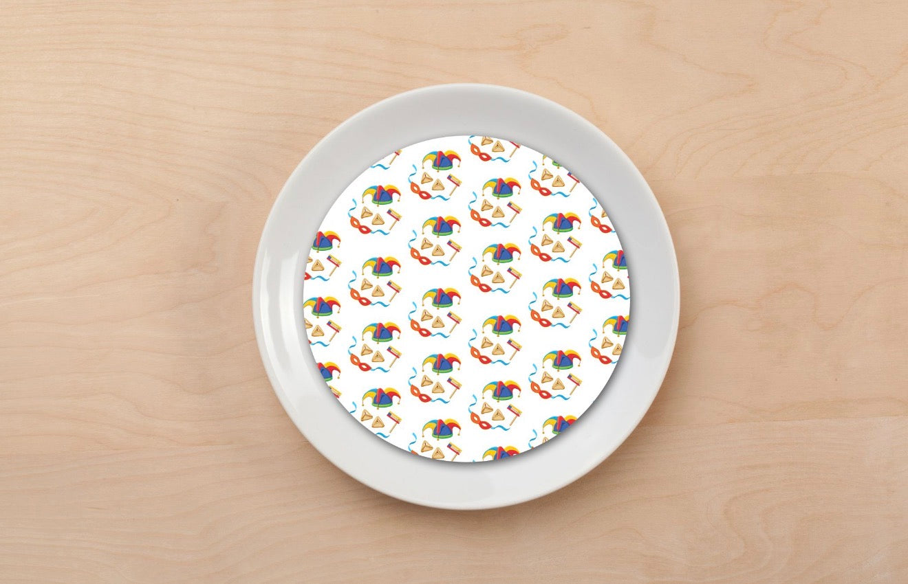 Purim Elements Plate Accent