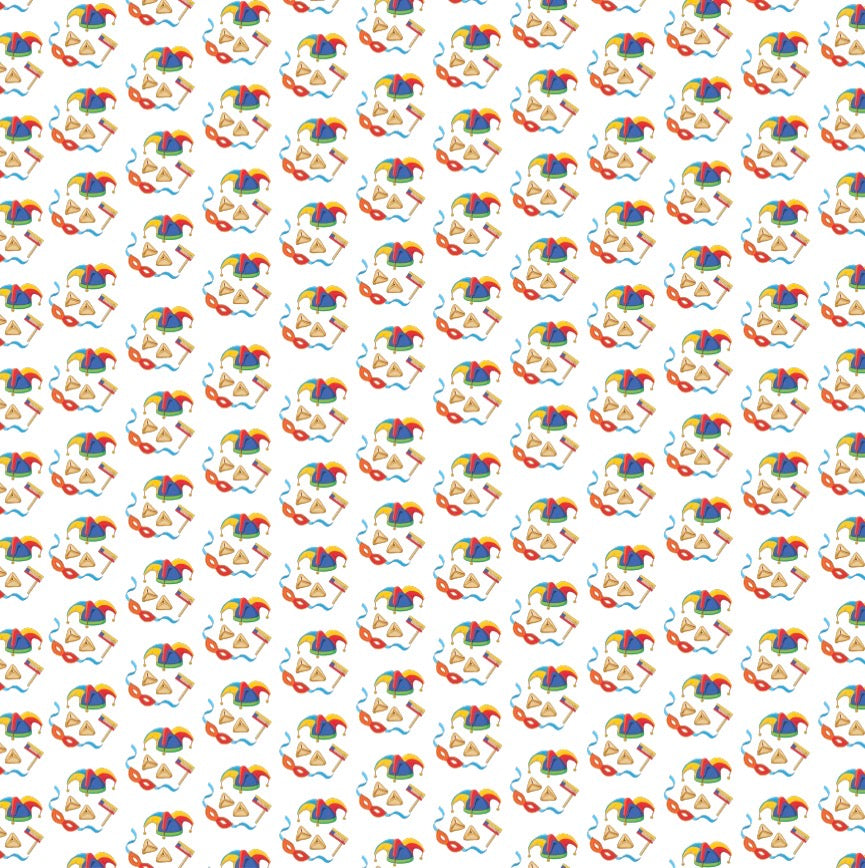 Purim Elements - Charger - (SQUARE)