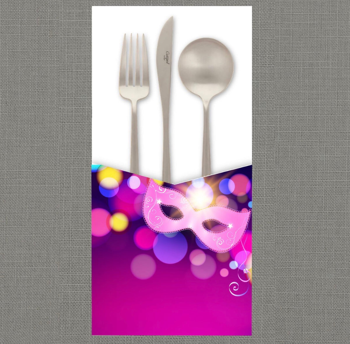 Purim Glow Cutlery Pouch