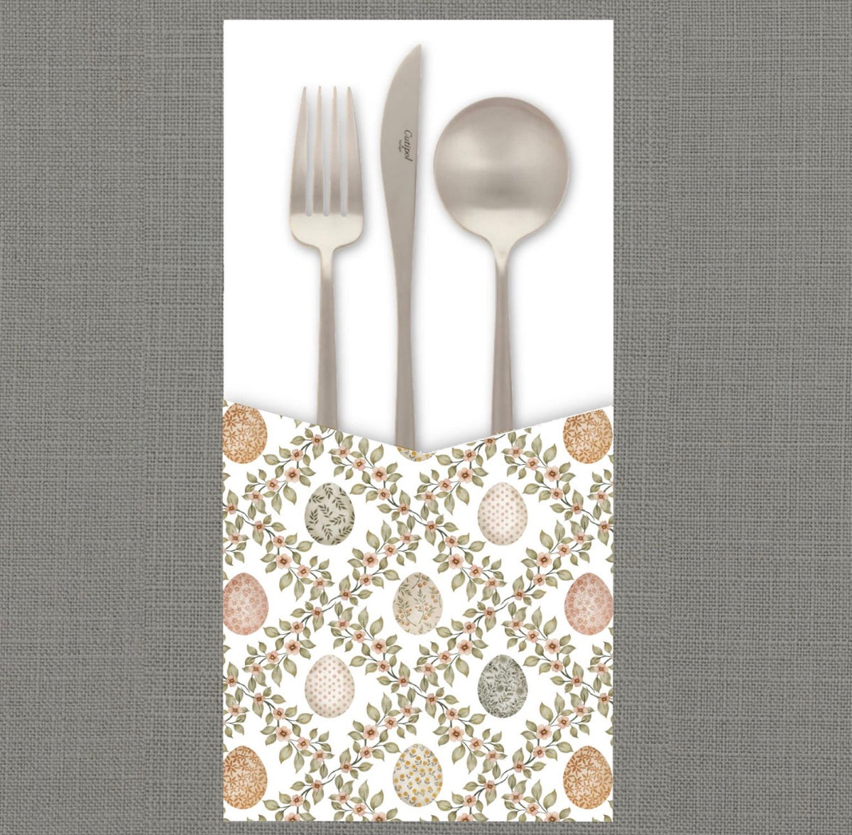 Easter Garden Cutlery Pouch