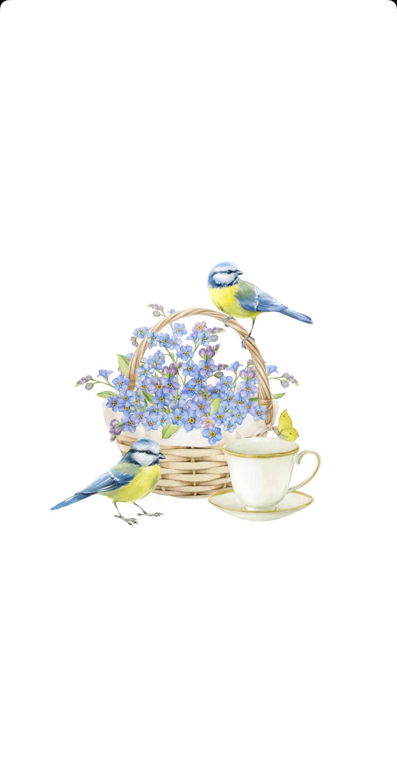 Spring Blooms Tea Party - Printed Guest Towel