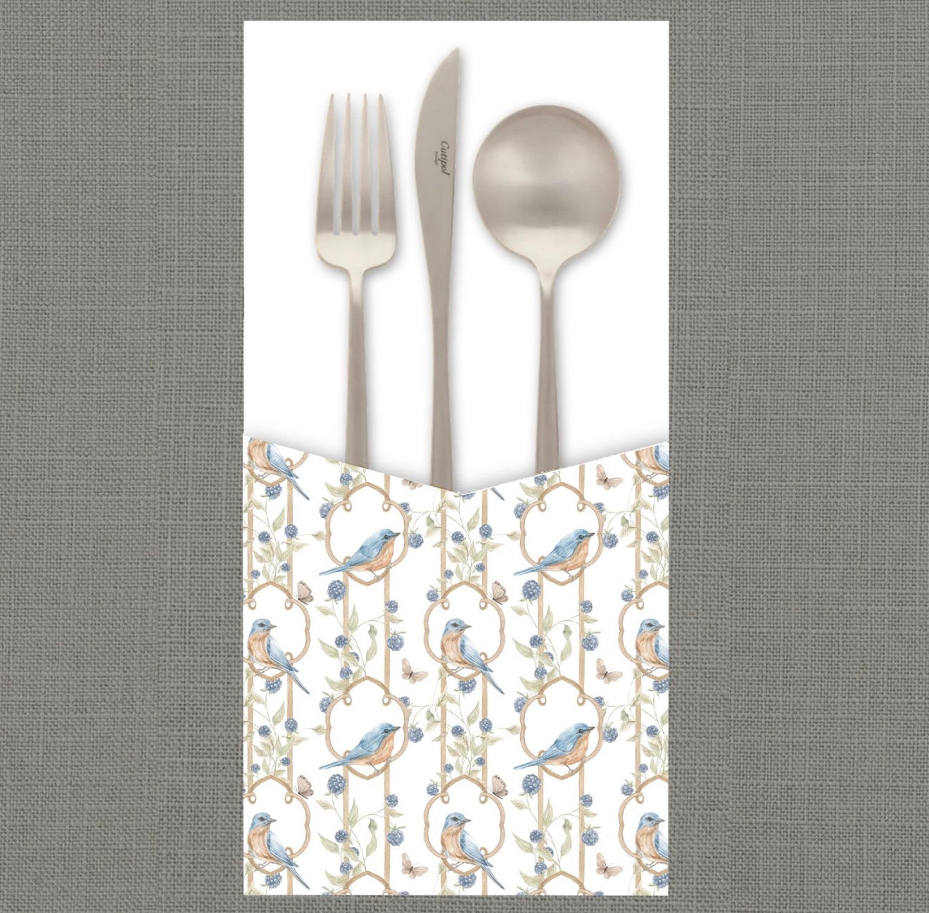 Trellis Thrush Cutlery Pouch