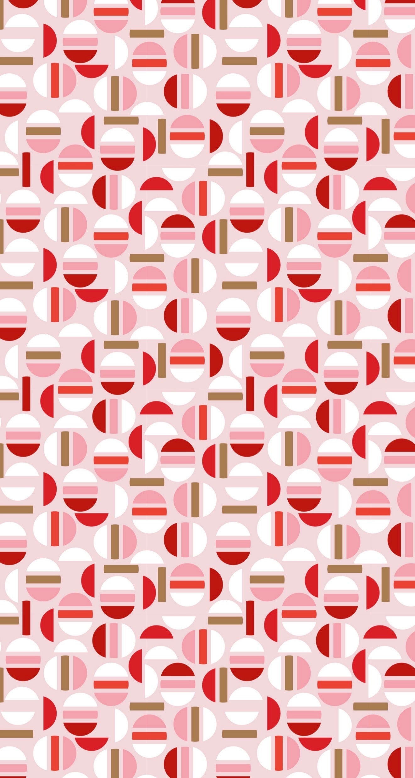 Strawberry Macarons - Printed Guest Towel