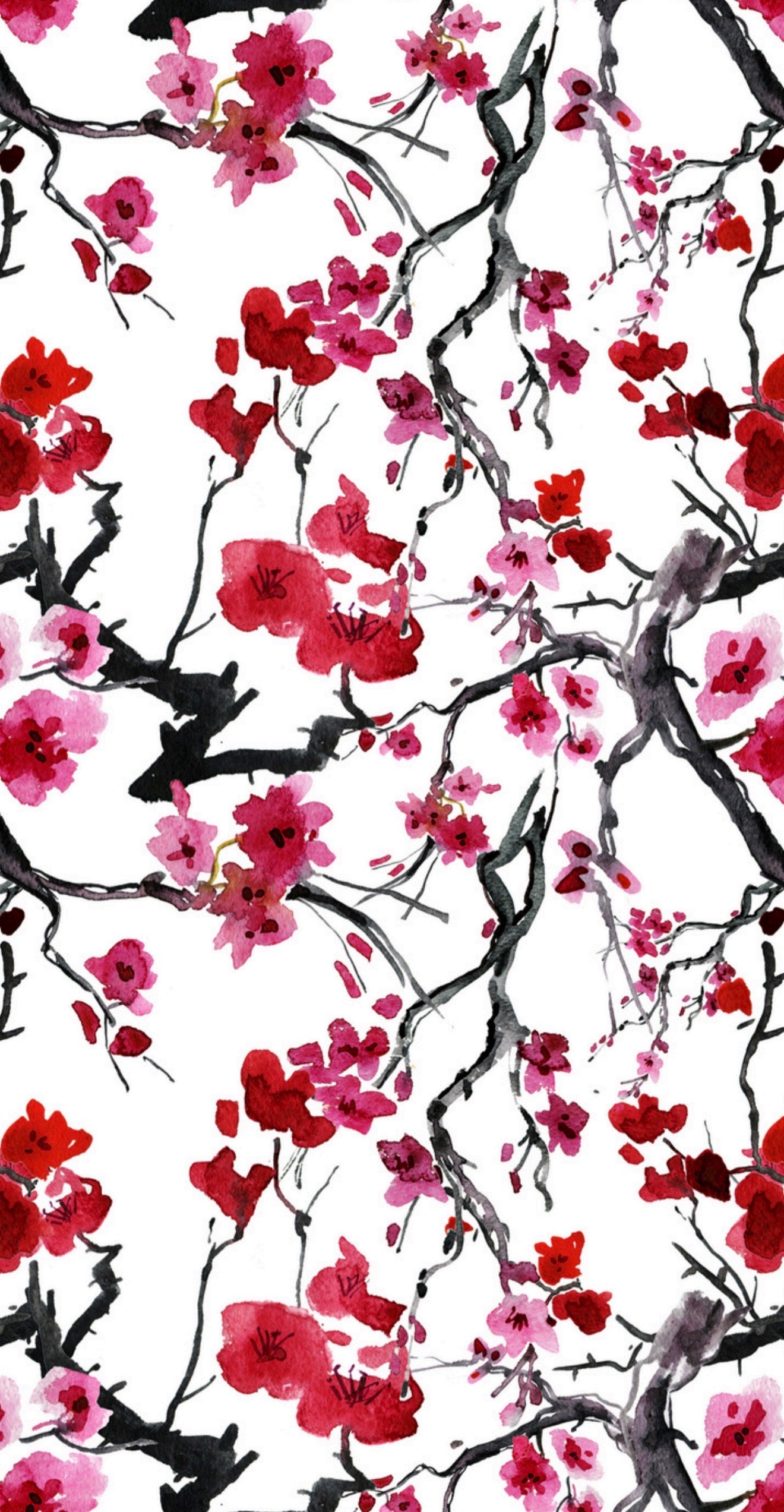 Cherry Tree - Printed Guest Towel