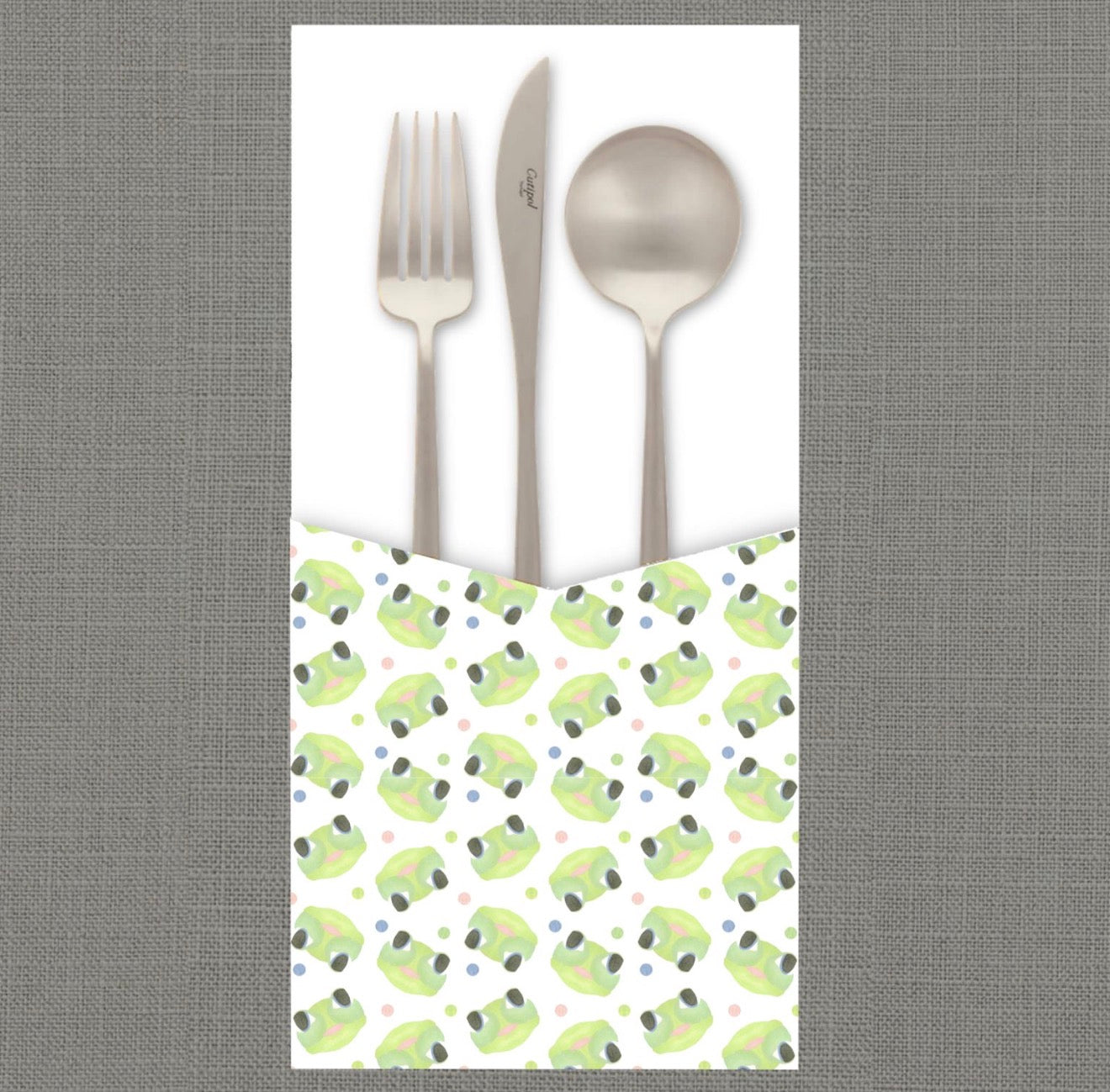 Frogs Cutlery Pouch