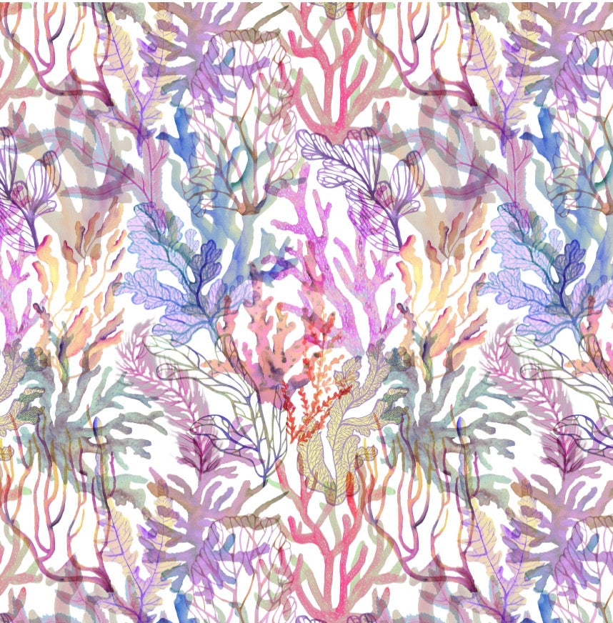 Watercolor Coral - Charger - (SQUARE)