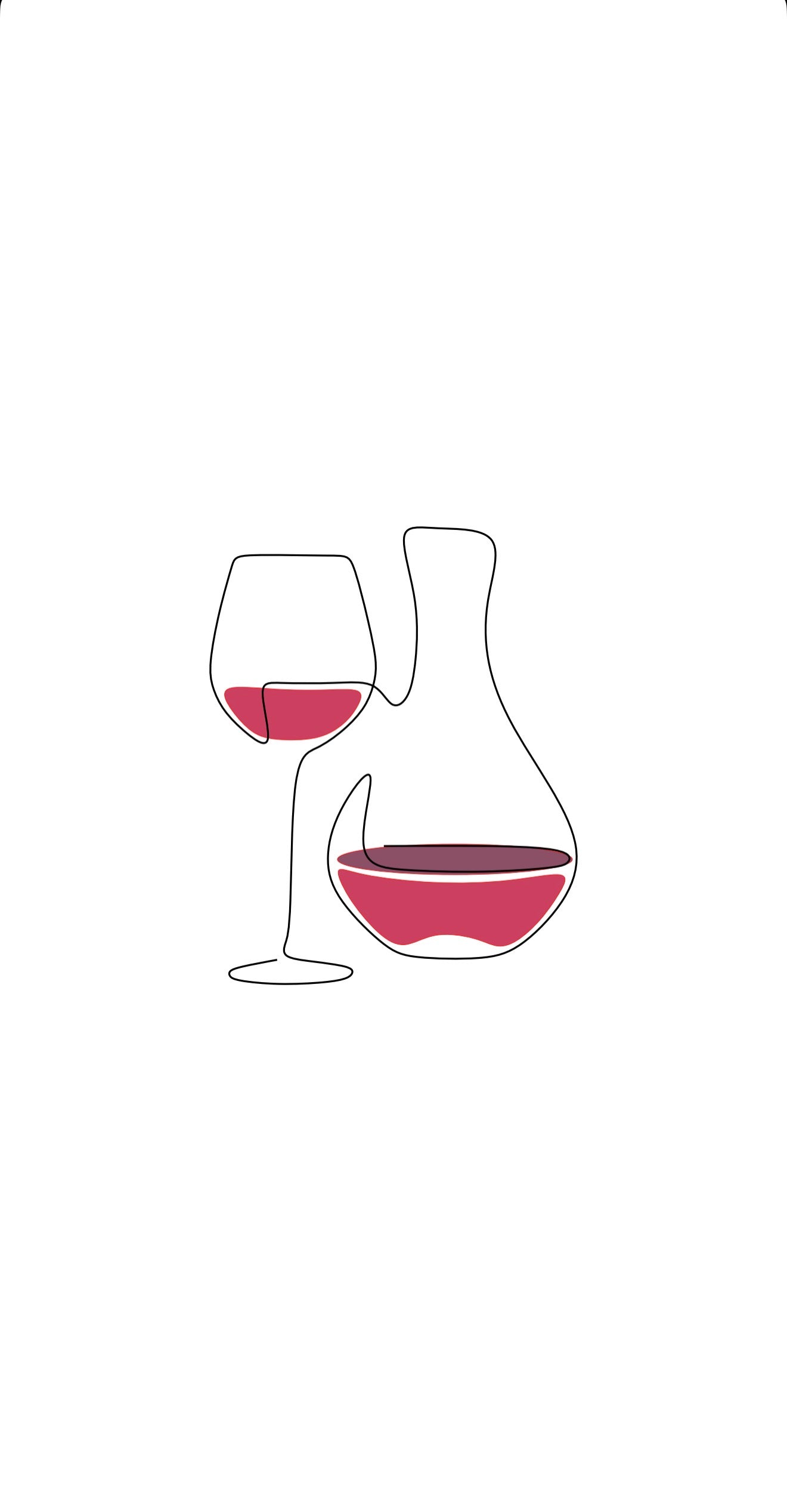 Wine Scribble - Printed Guest Towel