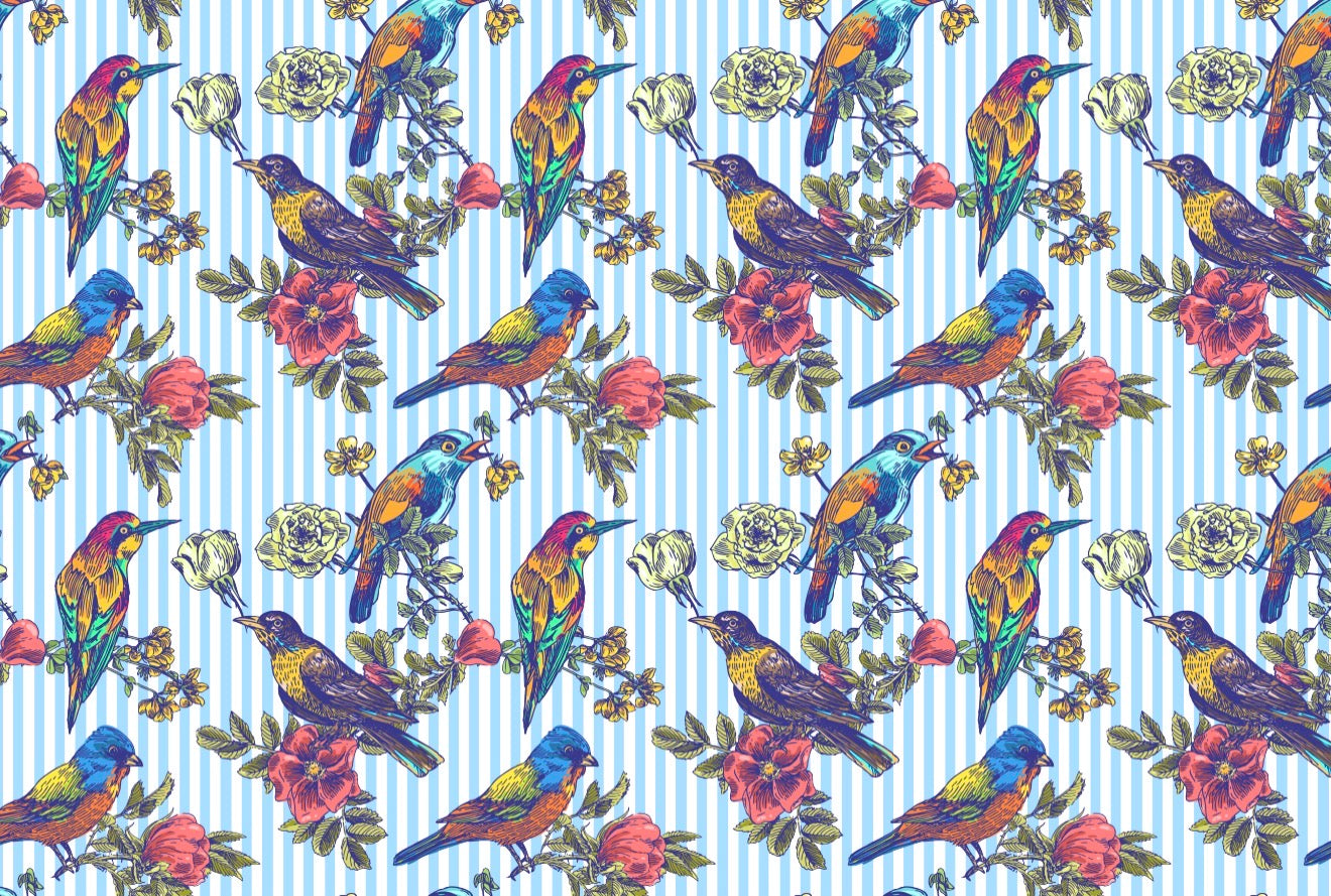 Pinstripe Tropics - Placemat