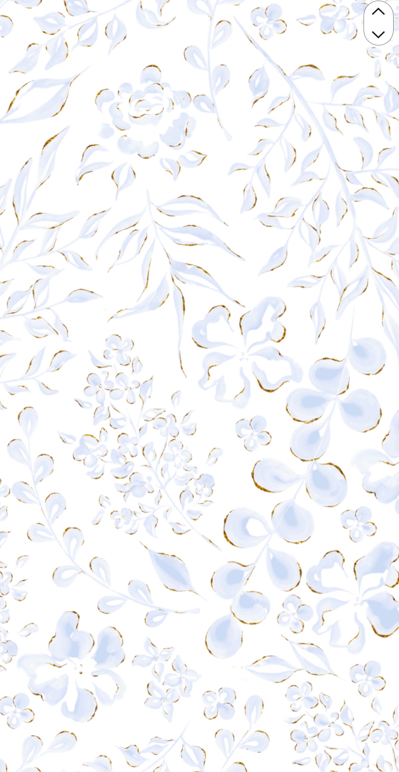 Icy Floral - Printed Guest Towel