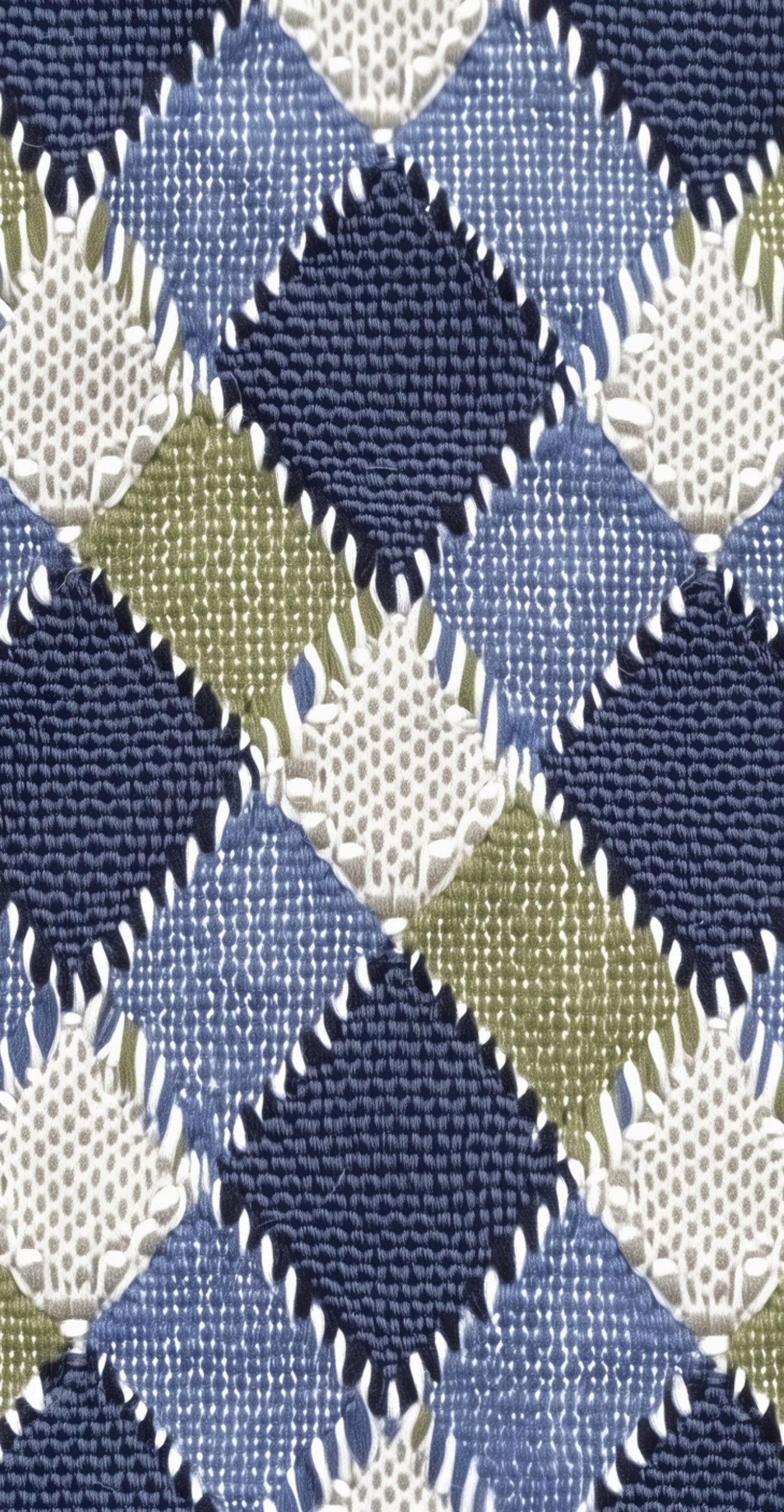 Green and Blue Plaid - Printed Guest Towel