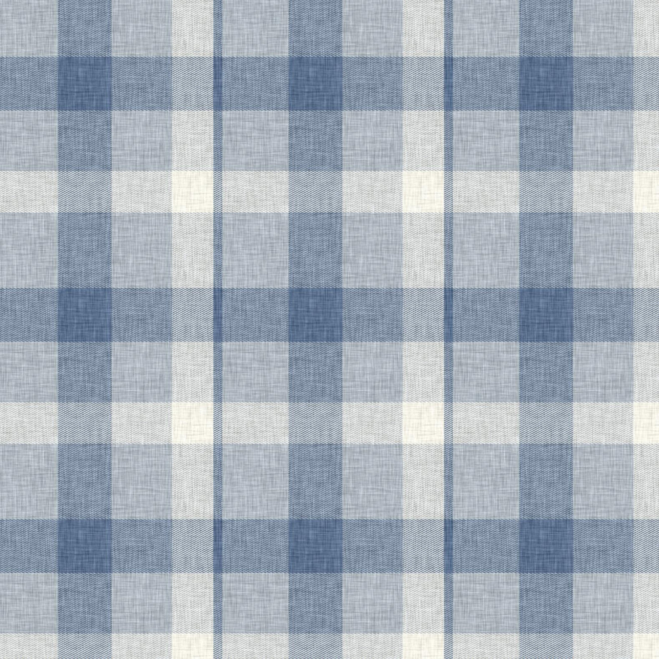 Farmhouse Blue Plaid Cocktail Napkin