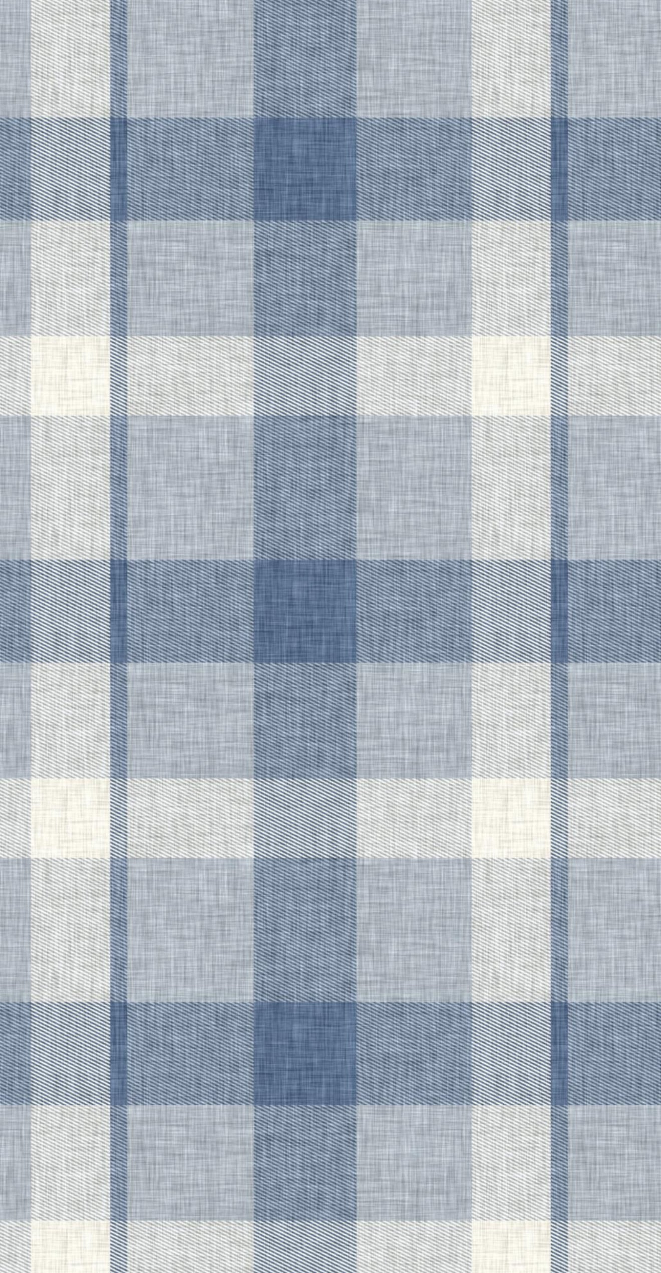 Farmhouse Blue Plaid - Printed Guest Towel