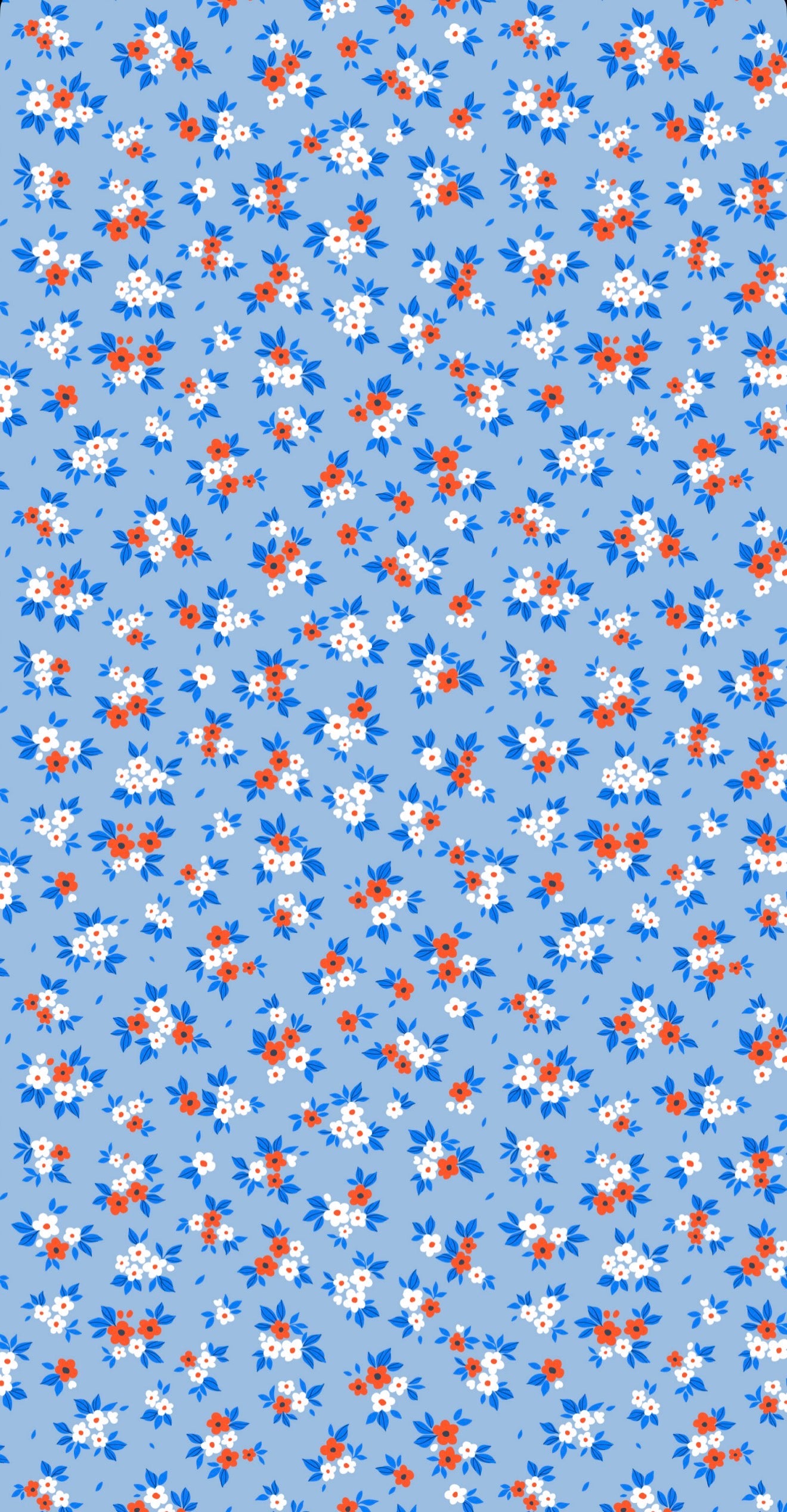 Ditsy Florals USA - Printed Guest Towel