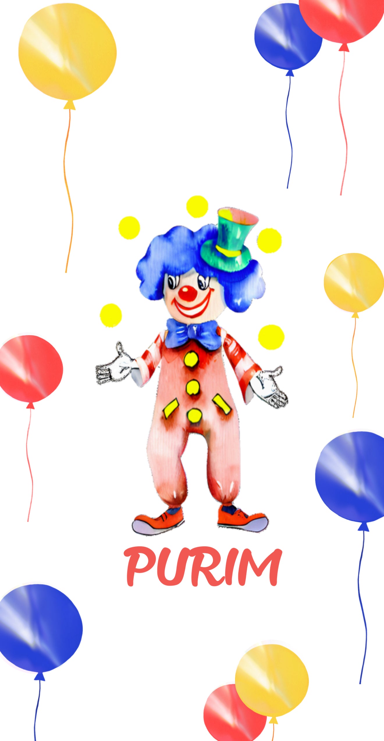 Clowning Around - Printed Guest Towel