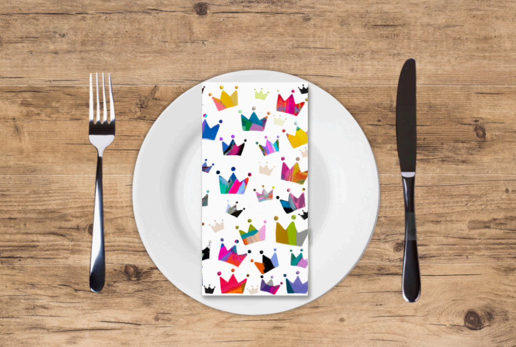 TYH Crown - Printed Guest Towel